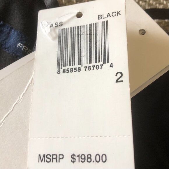 NWT French Connections Size 2 Black Sequin and Tulle Mini Party Dress - Picture 12 of 15